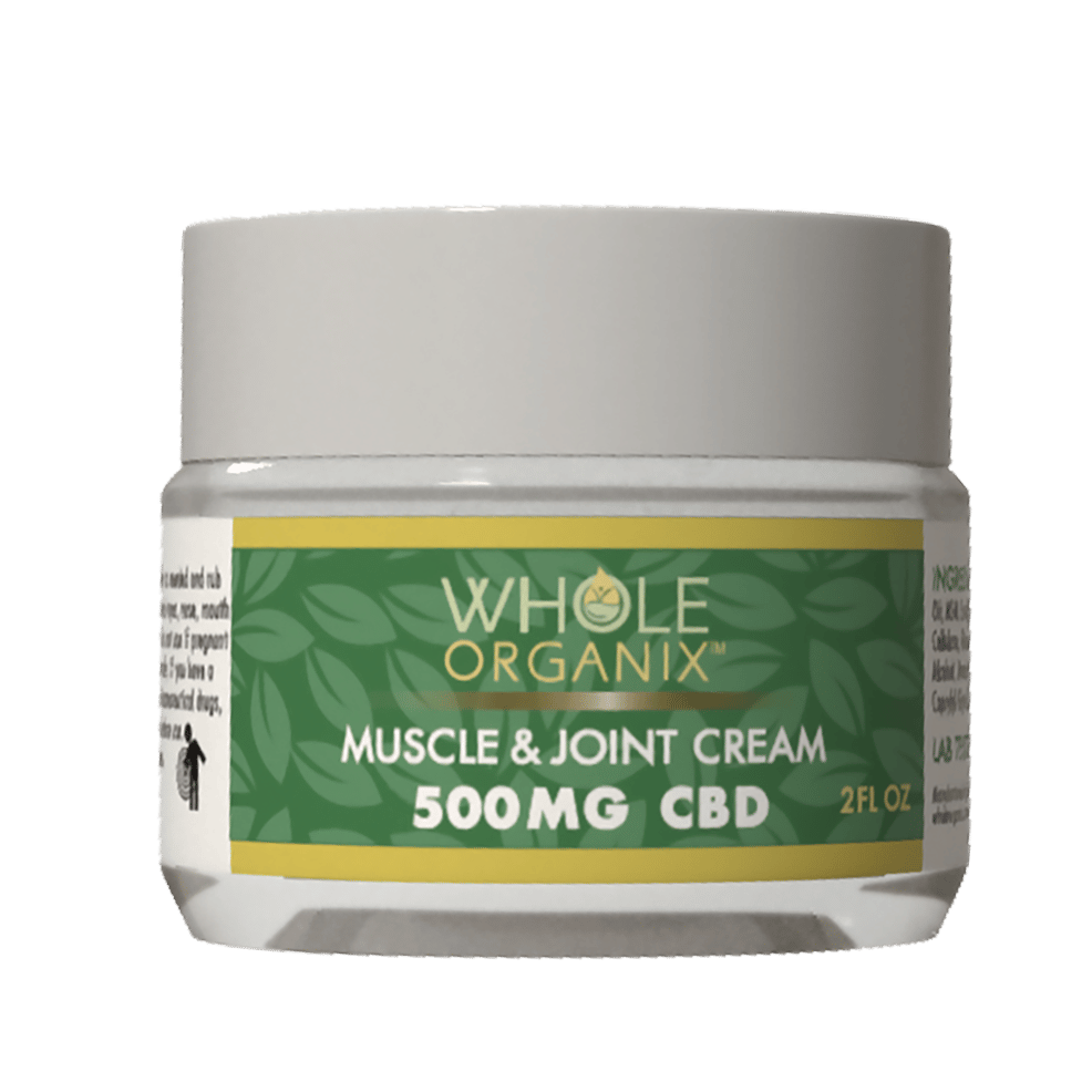 Muscle And Joint Cream 500 Mg CBD Whole Organix